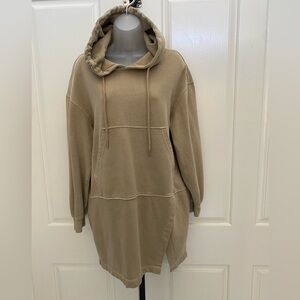 7 For Al Mankind Long Oversized Hoodie Sz S/M